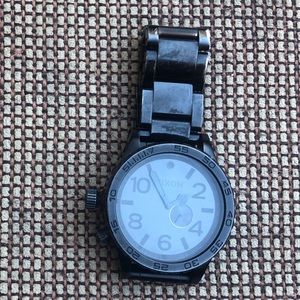 Used Nixon 51-30 chrono watch matte black